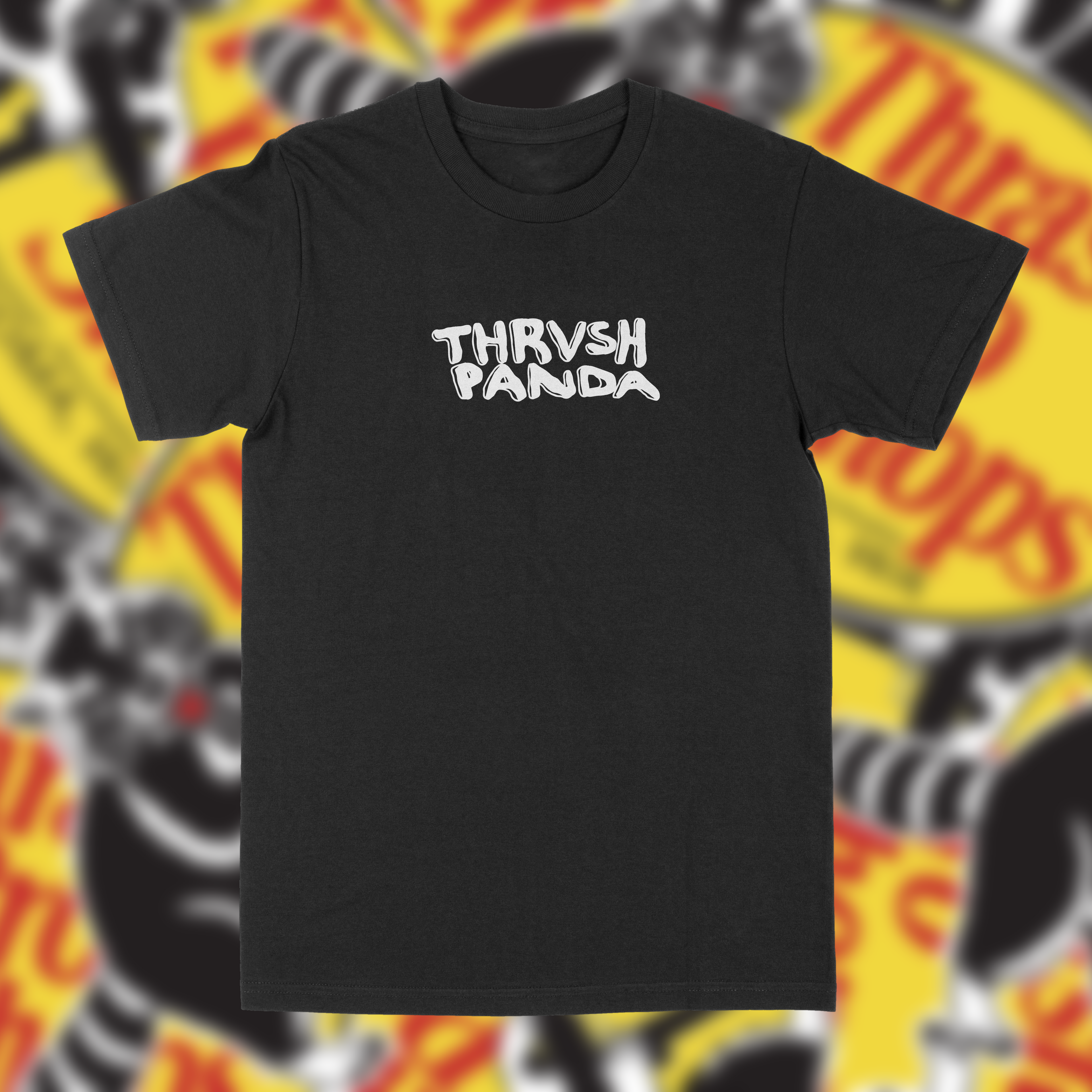 Thrash Panda Rigby Tee (BLACK)